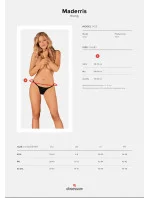 Svůdná tanga Maderris thong - Obsessive