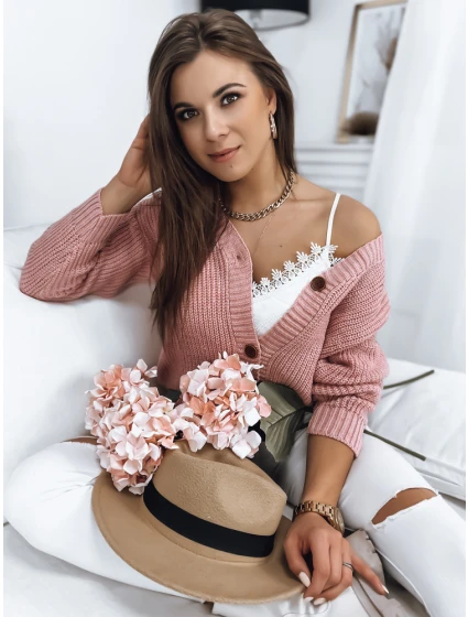 Dámský svetr růžový Dstreet model 21967008 - FashionStreet