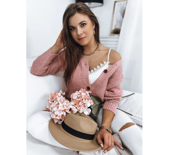 Dámský svetr růžový Dstreet model 21967008 - FashionStreet