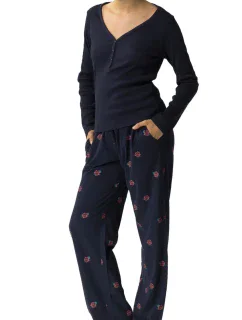 Dámské pyžamo  dark blue  model 21061060 - Atlantic