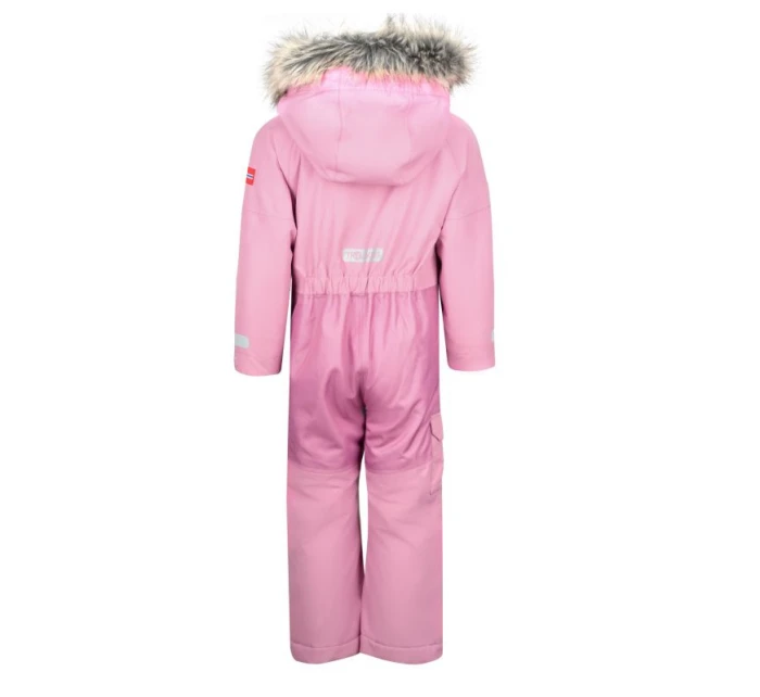 Trollkids Kids Kirkenes Snowsuit dívčí zimní oblek nepromokavý růžový (387-231)