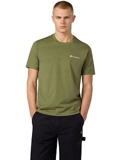 Pánské tričko SS Tee olive  pánské model 22121715 - CHAMPION