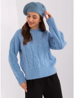 Czapka AT CZ model 18917559 szaro niebieski - FPrice Czapka AT CZ model 18917559 szaro niebieski - FPrice