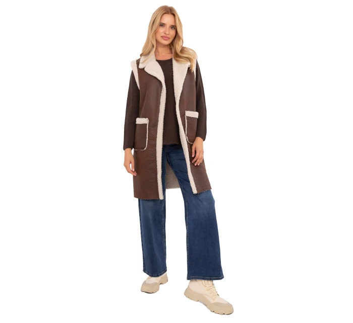 Kamizelka IT KZ model 21309901 brązowy - FPrice Kamizelka IT KZ model 21309901 brązowy - FPrice