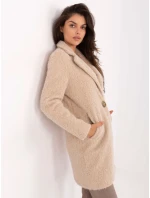 Płaszcz IT PL model 21302374 beżowy - FPrice Płaszcz IT PL model 21302374 beżowy - FPrice