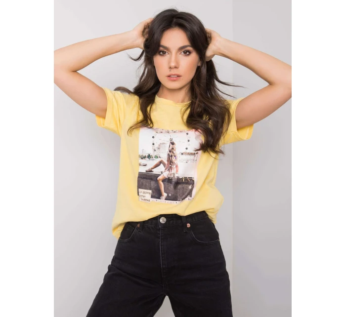 Tričko PM TS SS21TX41.20 žlutá Tričko PM TS SS21TX41.20 žlutá