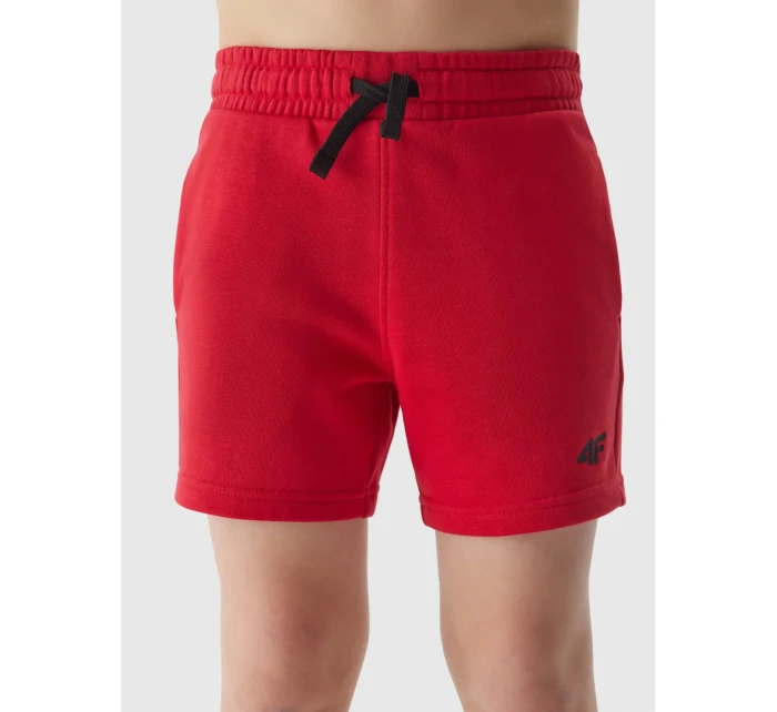Chlapecké teplákové šortky 4F - červené Chlapecké teplákové šortky 4F - červené