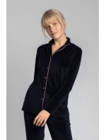 Dámská domácí košile model 19585982 Tmavě modrá - LaLupa