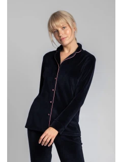 Dámská domácí košile model 19585982 Tmavě modrá - LaLupa