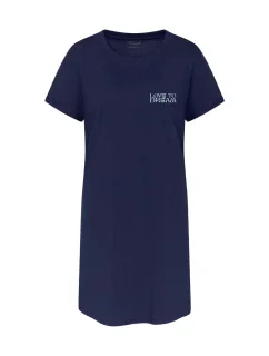 Dámská noční košile Nightdresses NDK X - BLUE - tm. modrá 6047 - TRIUMPH