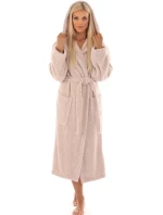 Dámský župan Athena s kapucí 3116 oříšková - Vestis
