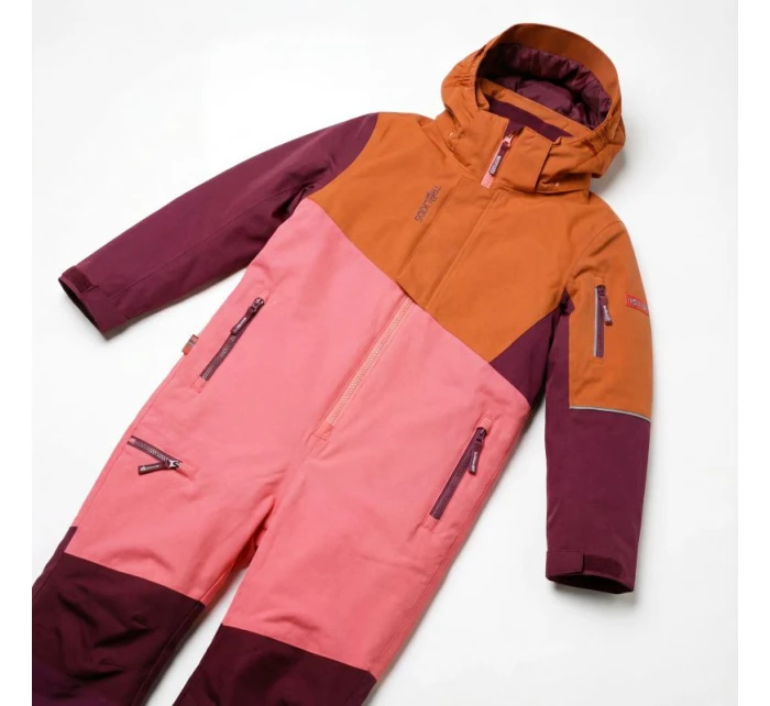 Trollkids Kids Hallingdal Snowsuit zimní fialová/oranžová (350-814)
