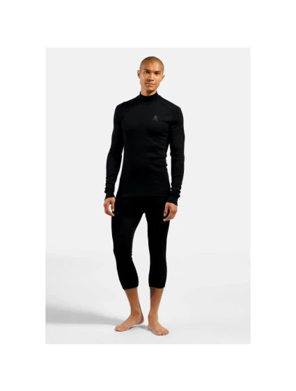 Pánské tričko BL TOP s model 21722156 výstřihem l/s ACTIVE WARM ECO velikost M Black - ODLO