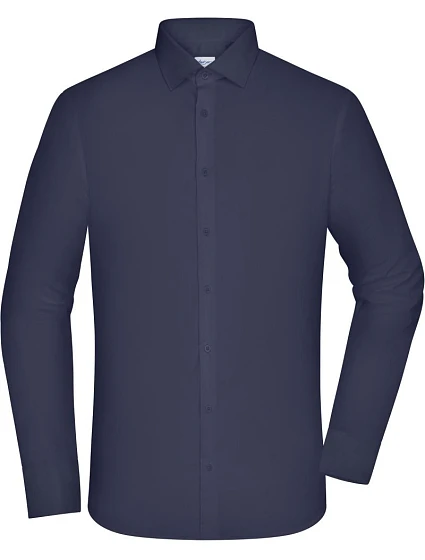 Daiber JN 1372 Popelínová košile slim fit s dlouhým rukávem 02.1372 navy Daiber JN 1372 Popelínová košile slim fit s dlouhým rukávem 02.1372 navy