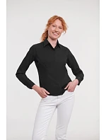 Russell Athletic 924F Popelínová halenka s dlouhým rukávem 11.924F black Russell Athletic 924F Popelínová halenka s dlouhým rukávem 11.924F black
