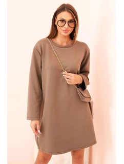 Dámská viskózová sukýnka Plus Size s model 21268069 na řetízku fango - K-Fashion