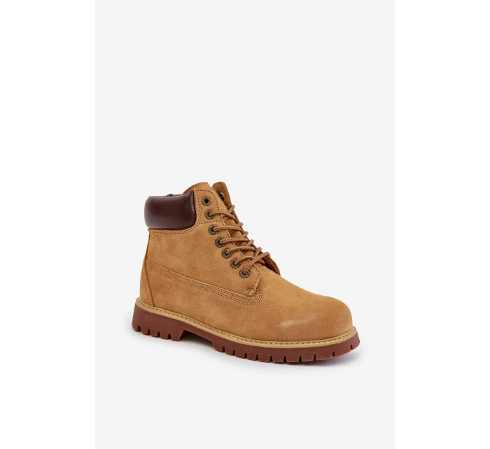 Zimní Semišové Boty Pro Muže Big Star OO174136 HI-POLY SYSTEM Camel Zimní Semišové Boty Pro Muže Big Star OO174136 HI-POLY SYSTEM Camel