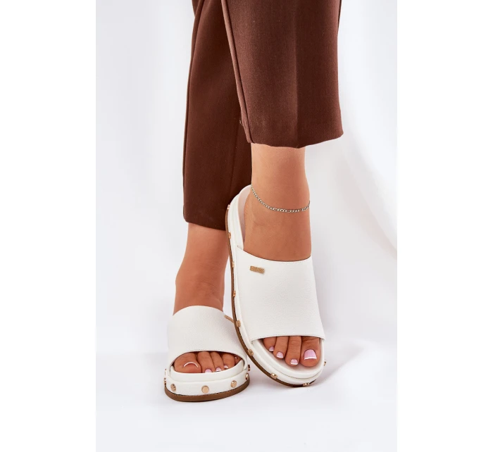 Dámské Pantofle Na Platformě S Big Star Bílé model 21690734 - Big Star Shoes Dámské Pantofle Na Platformě S Big Star Bílé model 21690734 - Big Star Shoes