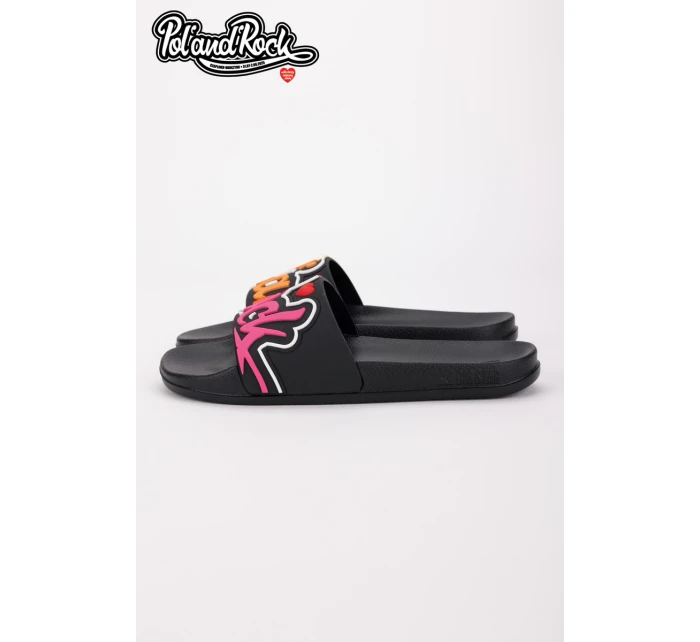 Sandály Pol'and'Rock Festival X Big Star SS174508 Černé Sandály Pol'and'Rock Festival X Big Star SS174508 Černé