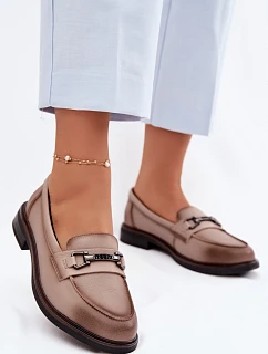 Kožené dámské model 22074706 Béžové - VINCEZA