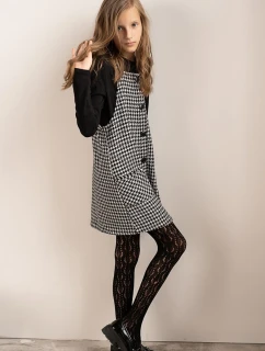 Dětské viskózové ažurové punčocháče JUNIOR model 21344108 - Knittex