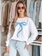 Dámská oversize mikina SOFTTIE bílá FashionStreet BY1376