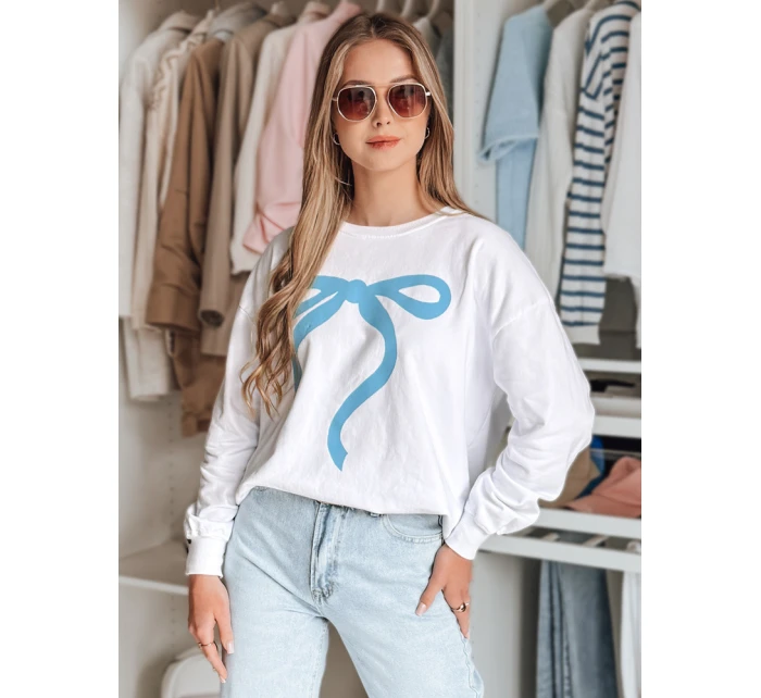 Dámská oversize mikina SOFTTIE bílá FashionStreet BY1376