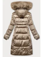Béžová prošívaná zimní bunda model 21248187 - S'WEST