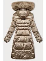 Béžová prošívaná zimní bunda model 21248187 - S'WEST Béžová prošívaná zimní bunda model 21248187 - S'WEST