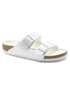 Birkenstock dámské/pánské žabky Birkenstock Arizona Birko-Flor Regular wide-foot for summer white (1019061)
