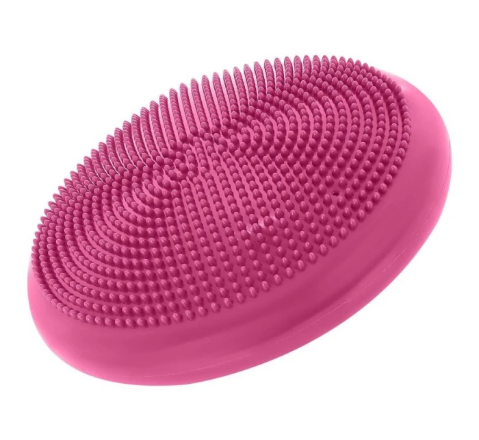 SENSOMOTOR CUSHION DISK S PUMPIČKOU 33CM RŮŽOVÝ ENERO FIT
