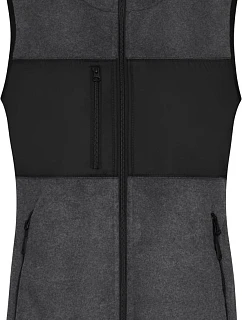 JN Dámská fleecová vesta 02. dark melange/black model 22538341 - Daiber