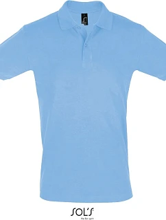 SOL'S Perfect Men Pánské piqué polo 25.1134 sky blue