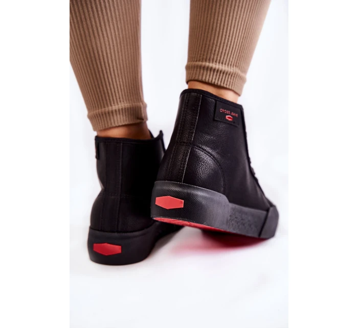 Dámské vysoké tenisky Cross Jeans KK2R4055C Černe