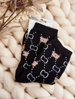 Teplé Bavlněné Ponožky S model 21645018 Černé - Aura.via