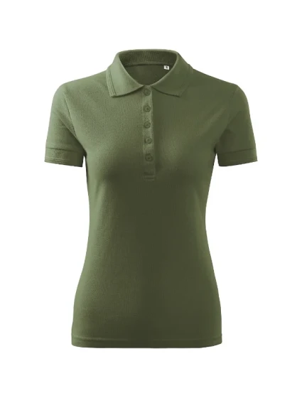 Pique Polo Free polokošile dámská khaki Pique Polo Free polokošile dámská khaki