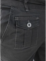 Pánské tmavě šedé šortky Dstreet SX2430