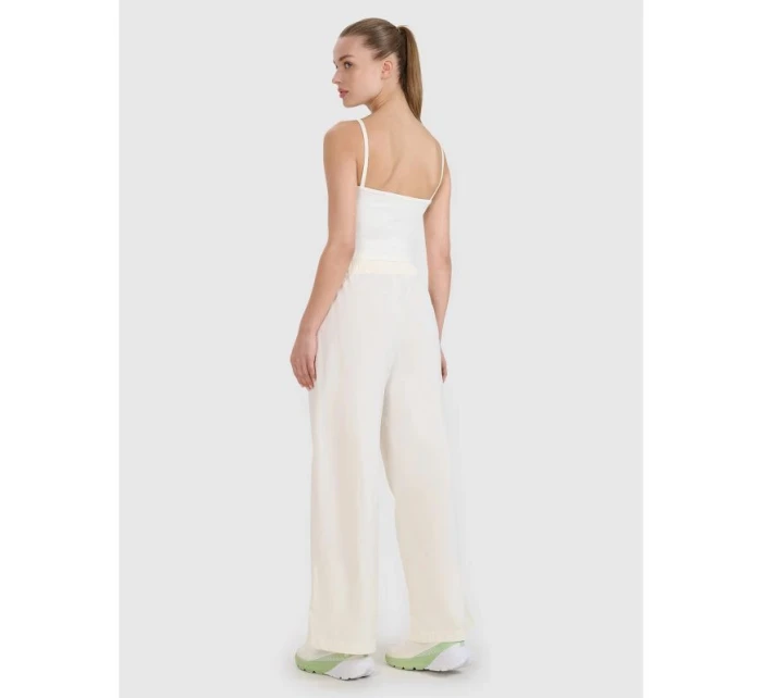 Dámské volnočasové kalhoty se širokými nohavicemi model 21433231 dámské - 4F