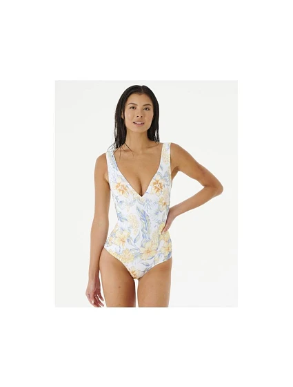 RIP CURL Always Summer Celé jednodílné plavky Bílé RIP CURL Always Summer Celé jednodílné plavky Bílé