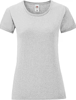 Fruit of the Loom Lady-Fit Iconic 150 T Dámské tričko 16.1432 heather grey