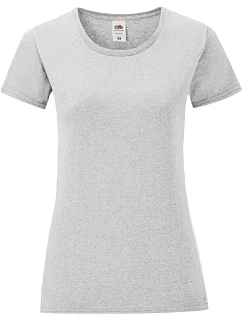 LadyFit Iconic 150 T Dámské tričko model 22429395 heather grey - Fruit of the Loom