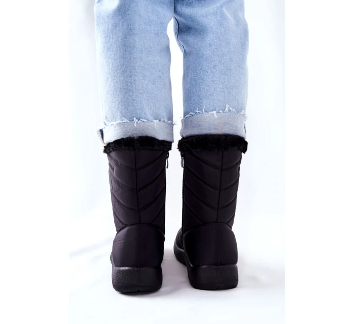 Vysoké Dámské Sněhule Černé model 21564475 - Boto Vysoké Dámské Sněhule Černé model 21564475 - Boto