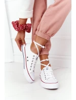 Dámské Klasické Nízké Tenisky Big Star DD274336 Bile Dámské Klasické Nízké Tenisky Big Star DD274336 Bile