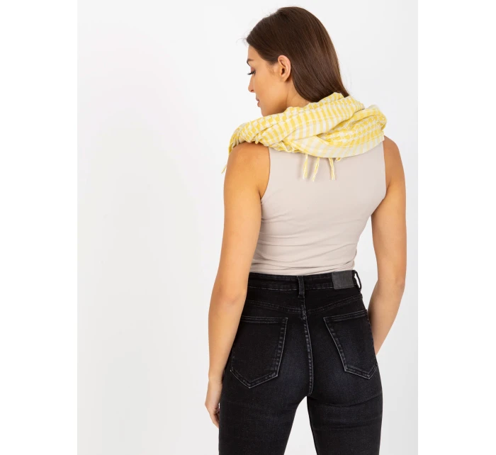 Šátek AT CH model 21307983 světle žlutý - FPrice Šátek AT CH model 21307983 světle žlutý - FPrice