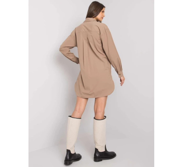 Košile EM KS model 16274877 tmavě lila - FPrice Košile EM KS model 16274877 tmavě lila - FPrice