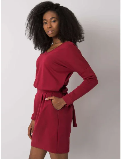 Šaty RV SK 6037.18X kaštanová Šaty RV SK 6037.18X kaštanová