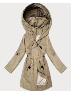 kurtka damska z  Goodlookin ciemny beżowy model 22028876 - S'WEST