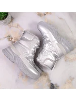 Potocki W WOL117B metalické šněrovací sněhule