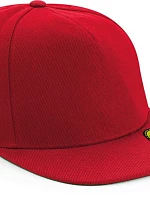Beechfield B 660 5 panelová kšiltovka s rovným kšiltem 53.0660 classic red/classic red