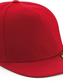 Beechfield B 660 5 panelová kšiltovka s rovným kšiltem 53.0660 classic red/classic red